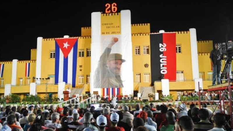 The 69th anniversary of Moncada Day celebrated in Ciudad Escolar 26 de Julio in Cuba, on July 26. Photo: NODAL.