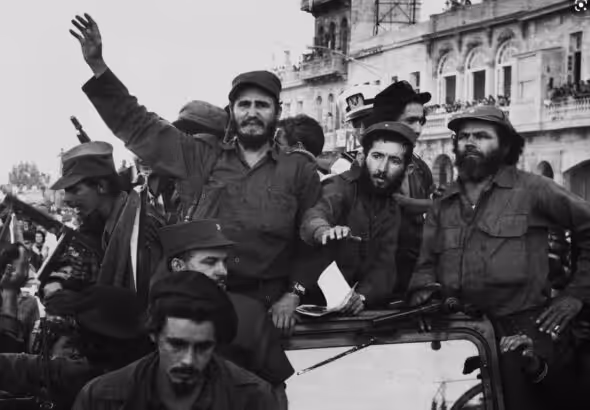 Fidel Castro enters Havana on 9th January, 1959. File photo.