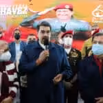 President Maduro speaks at event celebrating the 68th anniversary of birth of Commander Hugo Chávez. Photo: Presidential Press.