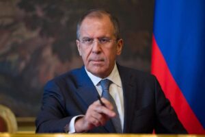 Russian Foreign Affairs Minister Sergey Lavrov called EU and NATO "Hitler's old Axis." Photo: AP.