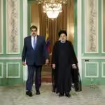 Venezuelan President Nicolás Maduro and Iranian President Sayyid Ebrahim Raisi after their meeting in Tehran, Iran, on June 11, 2022. Photo: president.ir