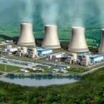 Nuclear power plant in Hunan province of China. Photo: China Daily.