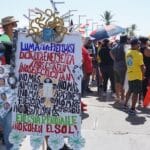 Thousands of Puerto Ricans took to the streets of the capital San Juan against worsening of electricity services and rise in power rates on July 20. Photo: Bandera Roja/Facebook.