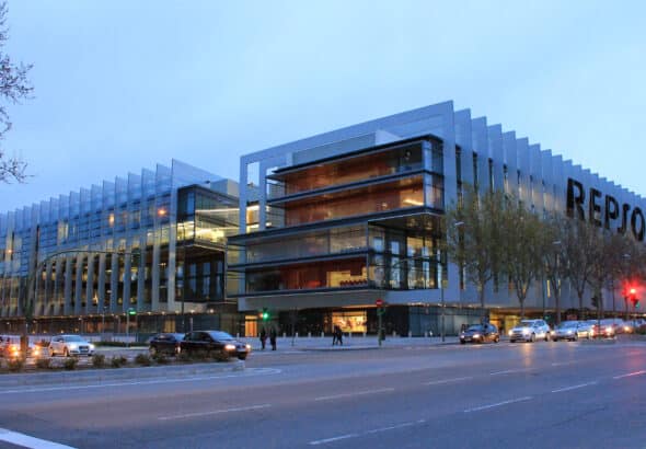 Repsol headquarters in Madrid, Spain. Photo: www.repsol.com.