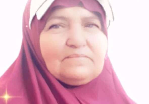 The photo shows Saadia Farajallah, an elderly Palestinian woman who died as a result of deliberate medical negligence in an Israeli detention center on July 2, 2022. File photo.