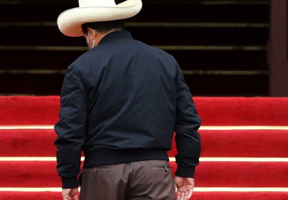 President of Peru, Pedro Castillo, has resigned from his party. Photo: RPP Noticias.