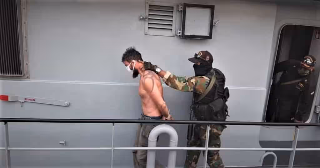 One of the US citizens in police custody in Venezuela for participating in the failed US-backed invasion attempt, Operation Gideon, in May 2020. File photo.