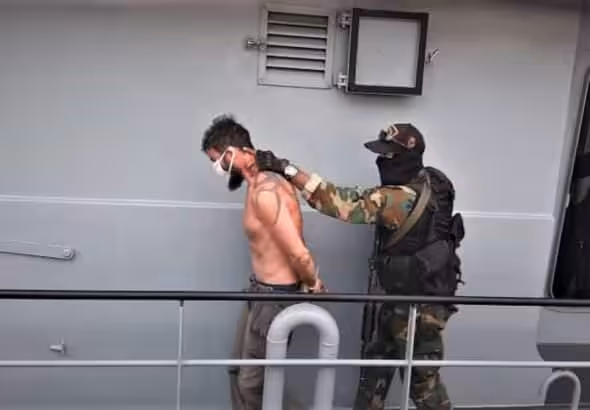 One of the US citizens in police custody in Venezuela for participating in the failed US-backed invasion attempt, Operation Gideon, in May 2020. File photo.