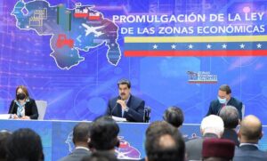 President Nicolás Maduro during the ceremony to put forward the Special Economic Zones Law, Caracas, July 20, 2022. Photo: Presidential Press.