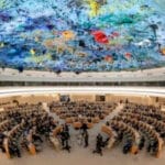 The United Nations Human Rights Council in Geneva. Photo: AFP.