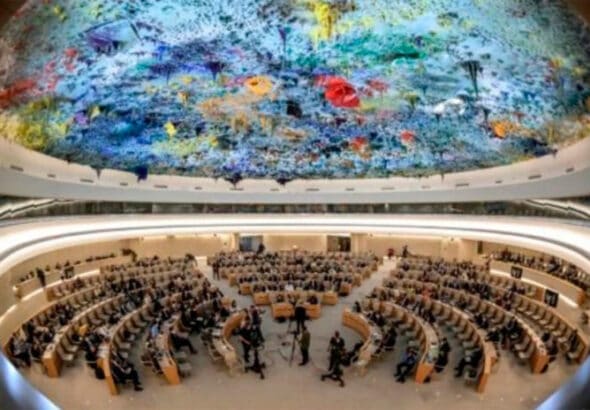 The United Nations Human Rights Council in Geneva. Photo: AFP.
