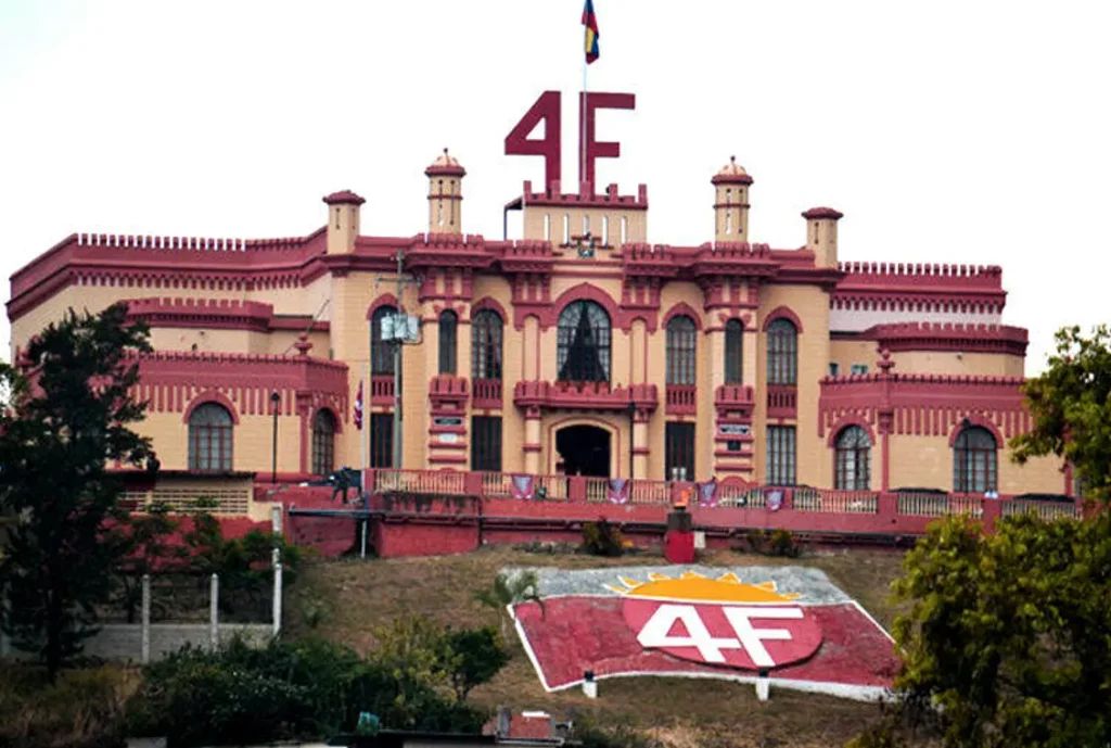 Front view of Cuartel de la Montaña, the historic landmark in Caracas where the remains of Commander Hugo Chávez rest. File photo.
