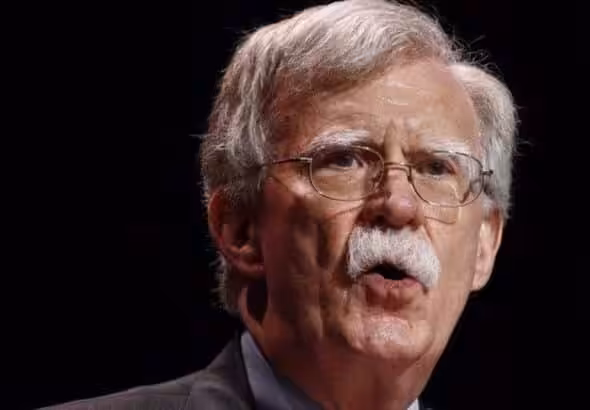 Former US national security adviser John Bolton. File photo.