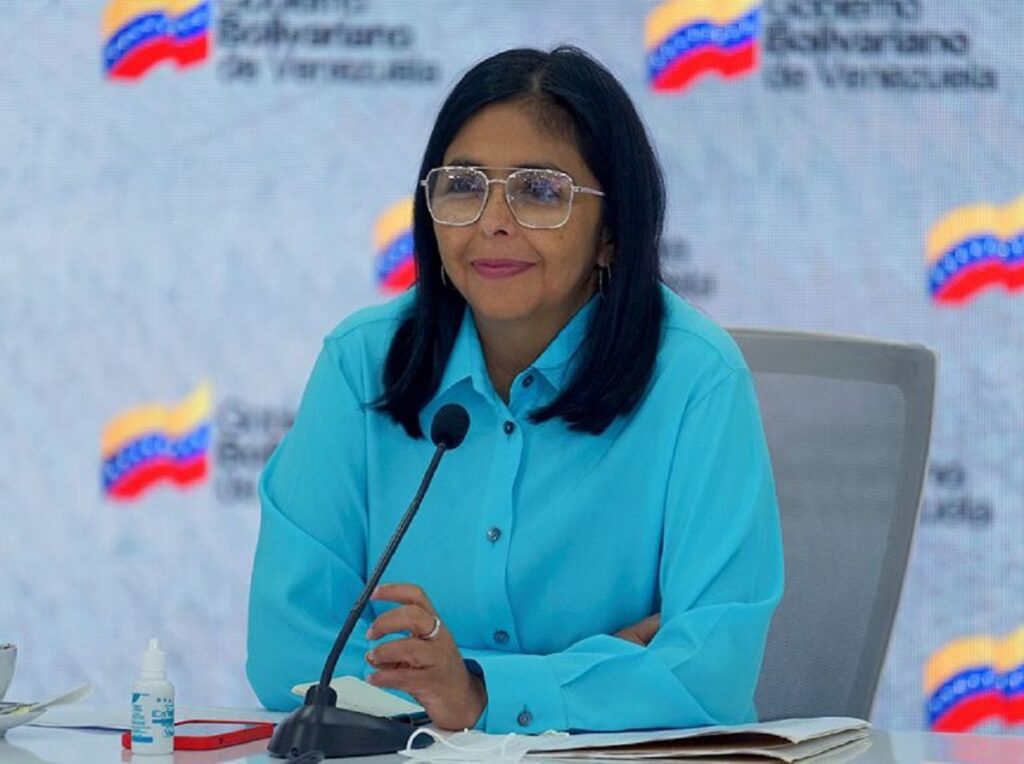 Venezuela's Executive Vice President Delcy Rodríguez. File photo.
