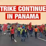 Panamanians protesting in the streets. Photo: Peoples Dispatch.