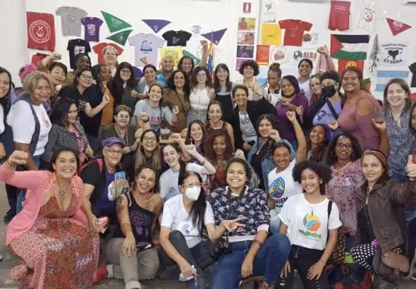 I Alexandra Kollontai International Feminist Brigade. Photo: ISB