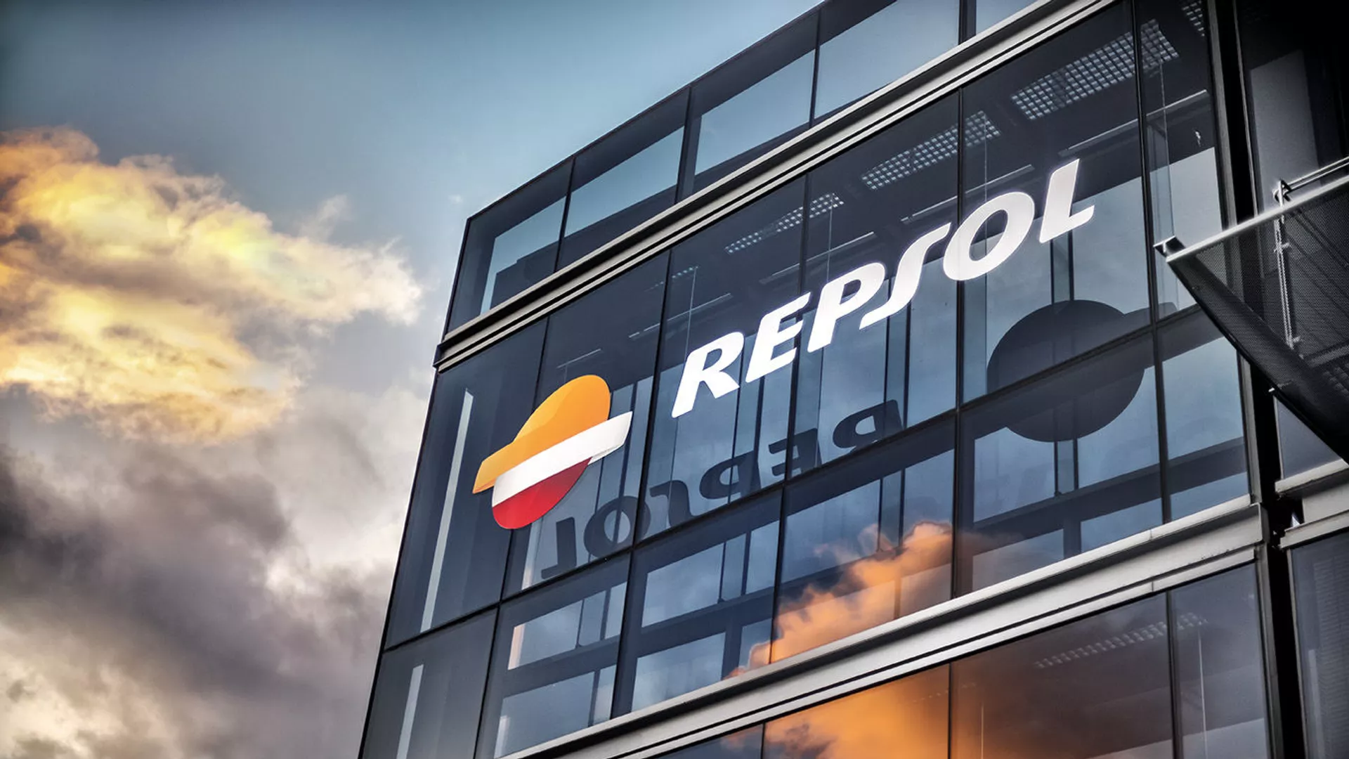 Featured Image: Repsol building with logo. File photo.