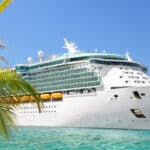 Cruise ship sailing from port. File photo.