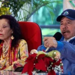 Nicaraguan President Daniel Ortega (Right) and Nicaraguan Vice-President Rosario Murillo (Left). File photo.