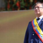 Colombian President Gustavo Petro during his inauguration. Photo: TELAM.