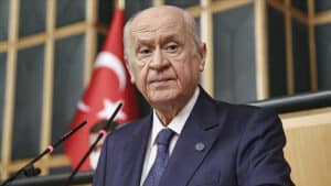 The leader of Turkey’s far-right Nationalist Movement Party (MHP), Devlet Bahceli. Photo: Anadolu news agency.