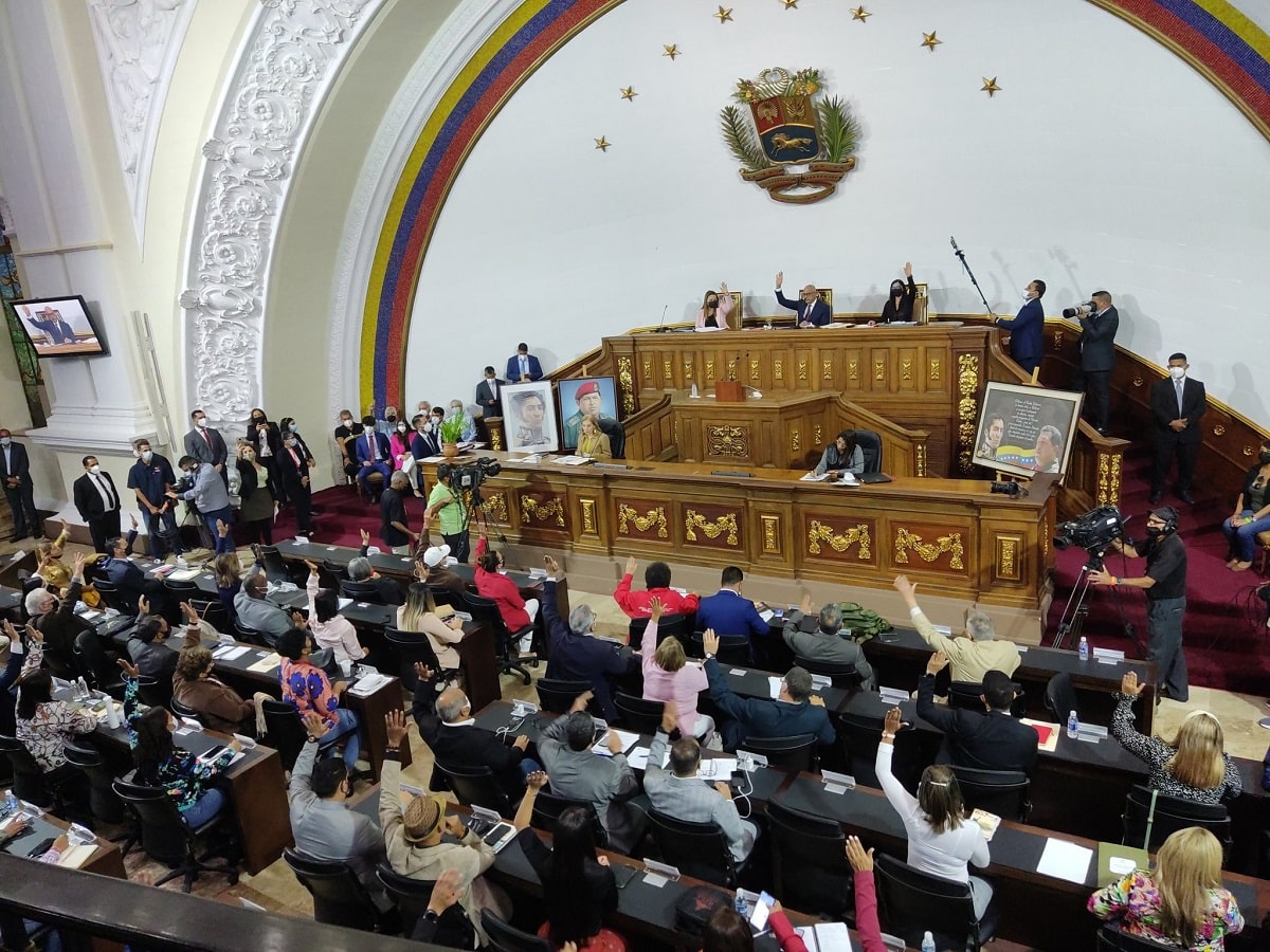Discussion on the new tax reform bill in the Venezuelan National Assembly. Photo: Twitter/@Asamblea_Ven.