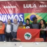 Colombian Vice President-elect Francia Márquez met with leaders of Brazilian popular movements on July 26, in São Paulo. Photo: Vinícius Poço de Toledo.