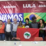 Colombian Vice President-elect Francia Márquez met with leaders of Brazilian popular movements on July 26, in São Paulo. Photo: Vinícius Poço de Toledo.