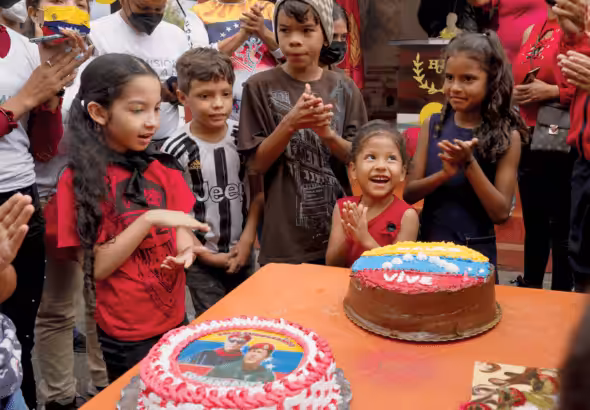 Chavistas to the core: The 23 de Enero working-class neighbourhood in western Caracas, commemorates on July 28 2022 what would have been Hugo Chavez’s 68th birthday. January 23 1958 was the day dictator Marcos Perez Jimenez was overthrown. Photo: Morning Star.