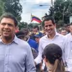 Carlos Ocariz and Juan Guaidó during a political activity in 2019. Photo: Twitter/@CarlosOcariz