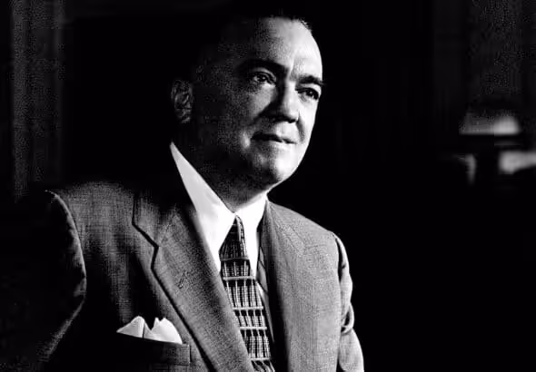 FBI Director J. Edgar Hoover in 1959. Photo: Wikimedia Commons.