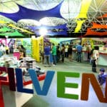 The International Book Fair of Venezuela (FILVEN), held in the historic center of Caracas every year. File photo.