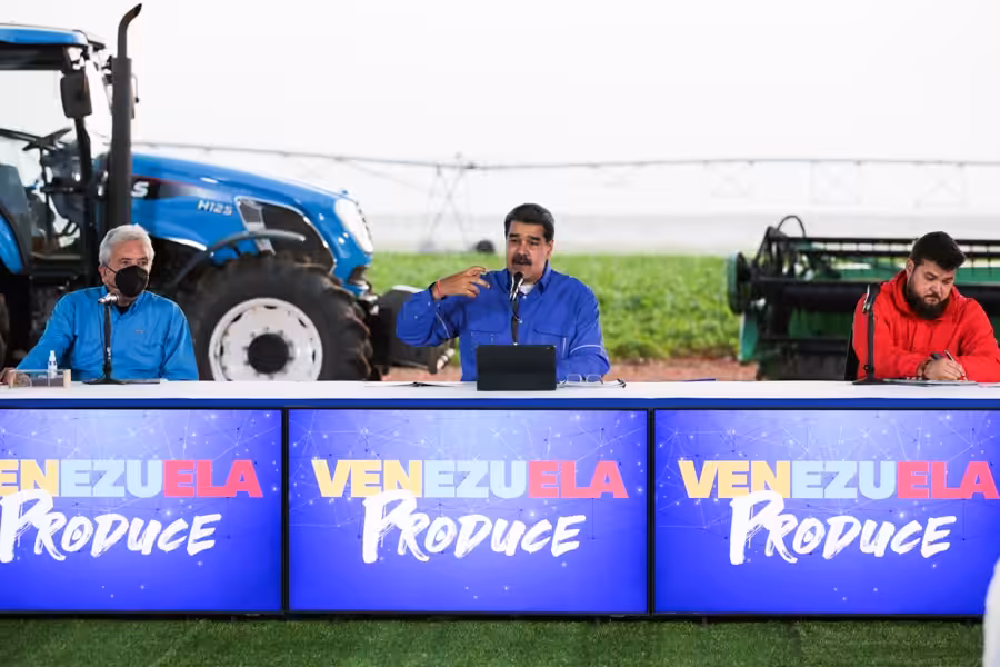 President Maduro at a press conference. Photo: Presidential Press.