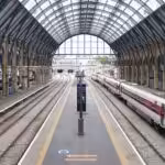 Empty platforms at King's Cross railway station in London. Rail services have been severely disrupted as members of the Transport Salaried Staffs Association (TSSA) and the Rail, Maritime and Transport (RMT) union strike in a continuing row over pay, jobs and conditions. Photo: Morning Star.