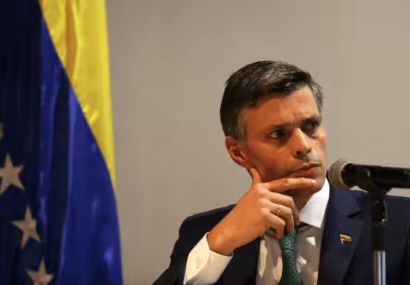 The Venezuelan fugitive and opposition figure, Leopoldo López. Photo: RedRadioVE.
