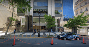 A Google "street view" of the Israeli embassy in Buenos Aires. Photo: Google.