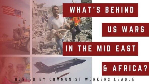 US imperialism in Africa and Middle East. Graphic: CWL.