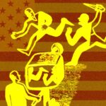 Cartoon showing what US media really does—spreading war propaganda and fake news.