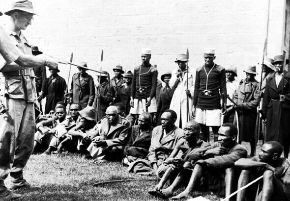 British colonial forces in Africa. File photo.