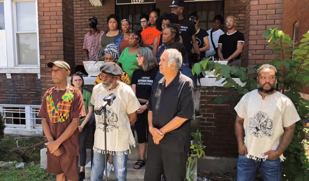 African People's Socialist Party leaders in a press conference. Photo: BAP.