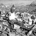 A bombed-out temple in Nagasaki. Photo: Dissident Voice.