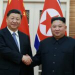 Chinese President Xi Jinping (L) and North Korean leader Kim Jong-un in Pyongyang, North Korea, June 20, 2019. Photo: KCNA.