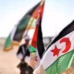 Flags of the Sahrawi Arab Democratic Republic. Photo: File photo courtesy of HispanTV.