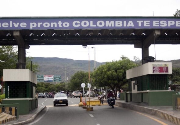 Colombia-Venezuela border crossing, seen from the Colombian side. File photo.