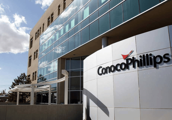 ConocoPhilips headquarters in Houston, Texas. File photo.