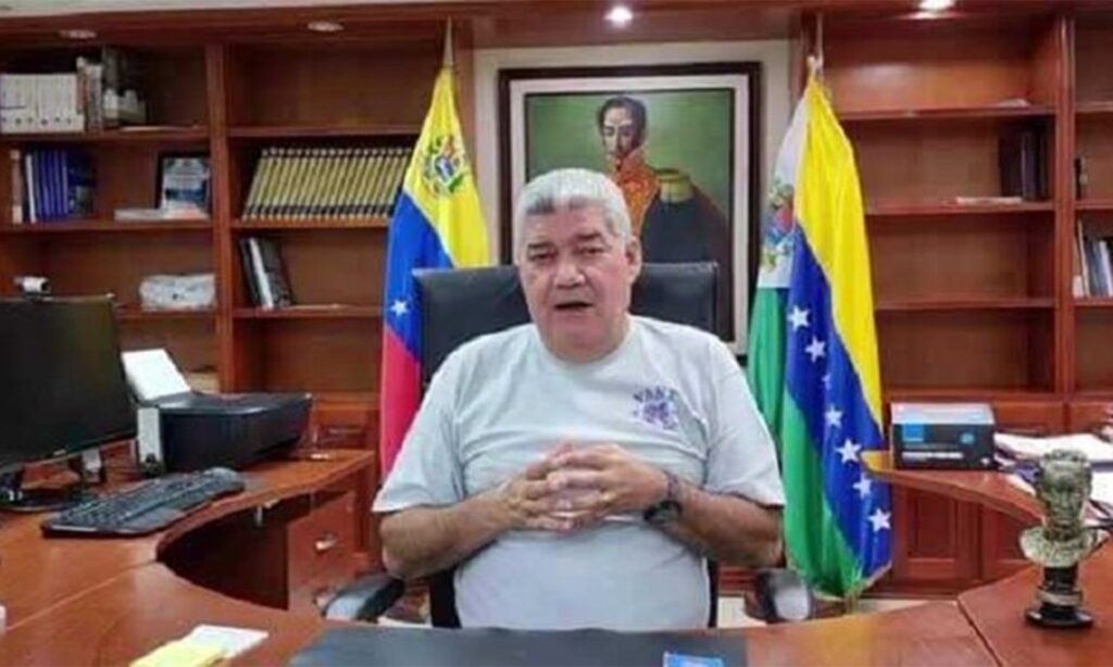 Featured image: Governor of Apure state Eduardo Piñate during his video address denouncing corruption among his staff.