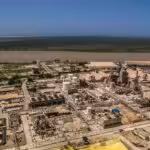 Aerial view of Monómeros main factory in Barranquilla, Colombia. Photo: Monómeros.