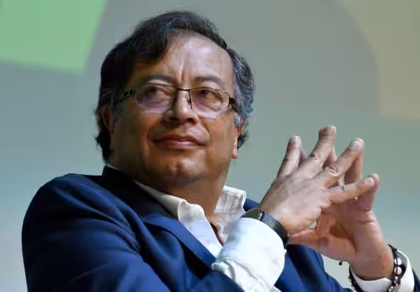 President of Colombia Gustavo Petro. Photo: Daniel Munoz/VIEW press/Corbis via Getty Images.