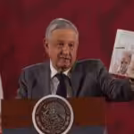 AMLO offering political asylum to Julian Assange during his Matutina press conference. Photo: Cuartoscuro.