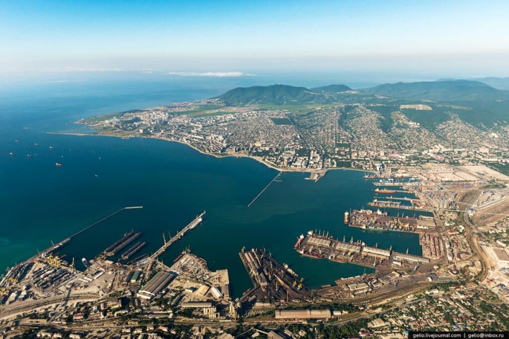 Novorossiysk, one of the largest port cities in Russia. File photo.